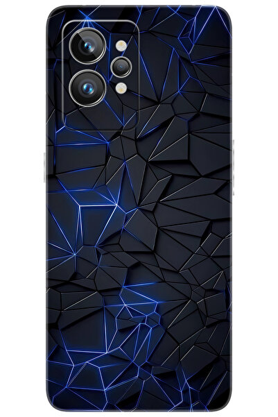 realme GT2 PRO (RMX3301) Uyumlu Kılıf Desen Baskılı Silikon Prizmatik Tasarım...