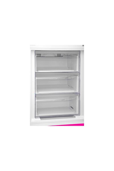 Vestel RETRO NFK37011 PEMBE 330 Lt No-Frost Buzdolabı