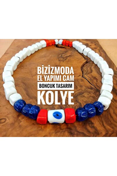bizizmoda الطابق السفلي الزجاج حبة Serenay الزجاج قلادة عين الشر حبة قلادة