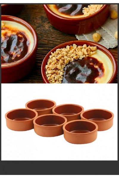 ERSAT HOME 6-Piece Soil Casserole and Rice Pudding Set