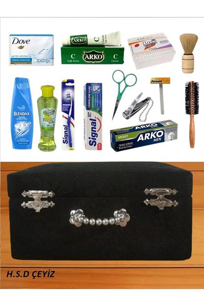 Sonem Çeyiz Cufăr de zestre pentru mire Machiaj pentru mire Set cosmetic 1306