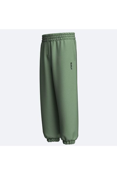Shout Unisex Oversize Μέντα Πράσινο Παντελόνι Jogger
