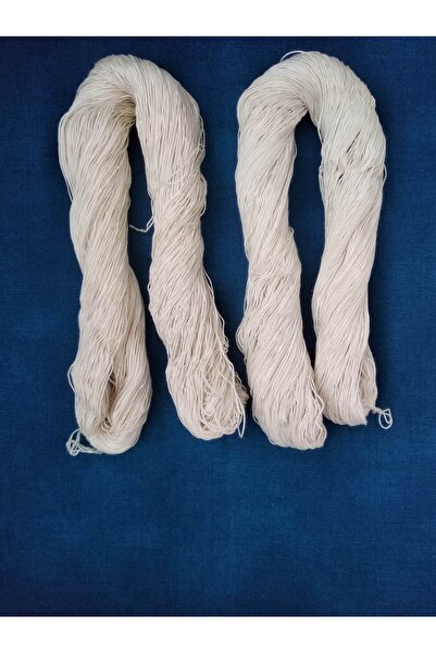 Tavşanlı - 2 Adet - Pamuk ( Doğal) Çile - Perde Ipliği -