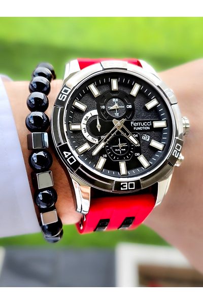 Ferrucci New Season Men's Wristwatch, All Functions Active