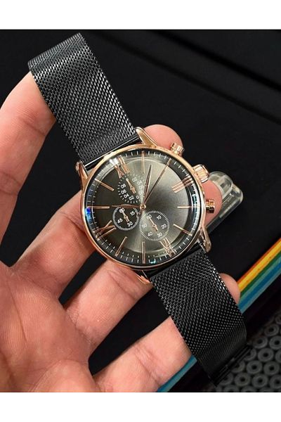 pullmarkt Men's analog roman numerals wrist watch