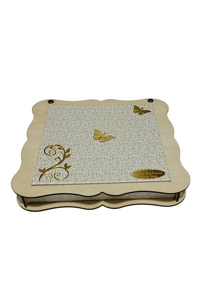 Mars CHOCOLATE BOX DOUBLE FACE MDF WHITE LEATHER WOOD 500gr