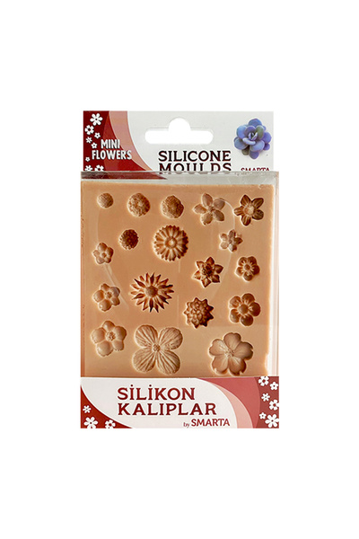 hobi24 Smarta Silikon Kalıplar – Minik Çiçekler 10x13cm