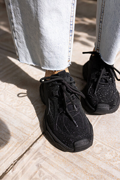 ANGELİNA JONES НЕЖНИ ДАМСКИ ЧЕРНИ КАРЦОВЕ С БЛЯСЪК