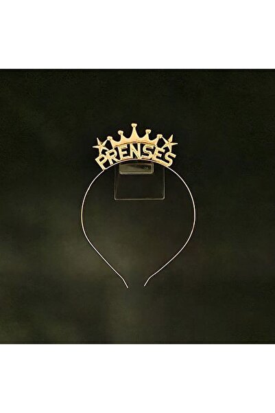 Mini Parti Princeza Metalna Kruna - MINI PARTY STORE Zlato