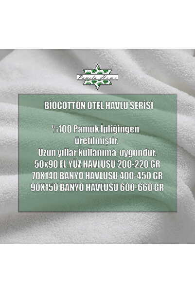 by ballı biocotton 10-пакет білих рушників для ванної кімнати 90x150 620GR 100% бавовняна нитка, серія Luks Otel