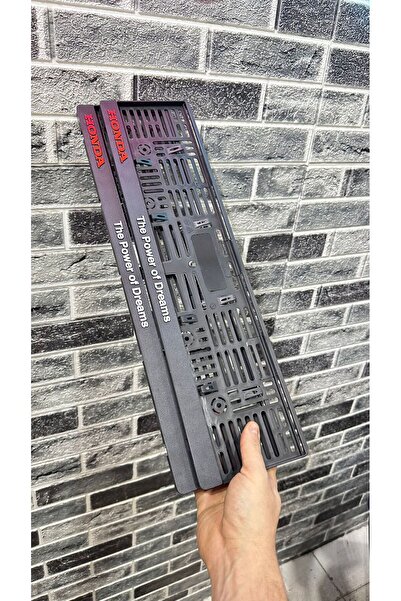 as garaj HONDA THE POWER DREAM 2 ADET UZUN SERVİS PLAKALIK  Uyumlu