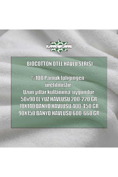by ballı biocotton 10pcs White Bath Towels 70x140 450GR 100% Cotton Yarn Luxury Hotel Series