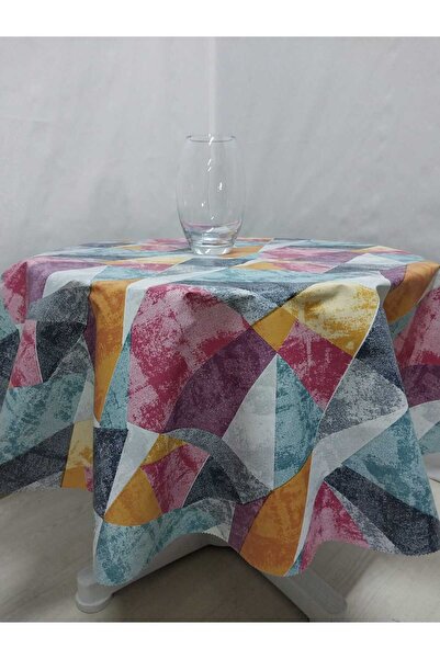 Herseyygüzell Fata de Masa PVC Rotunda de 140 Cm - Se sterge