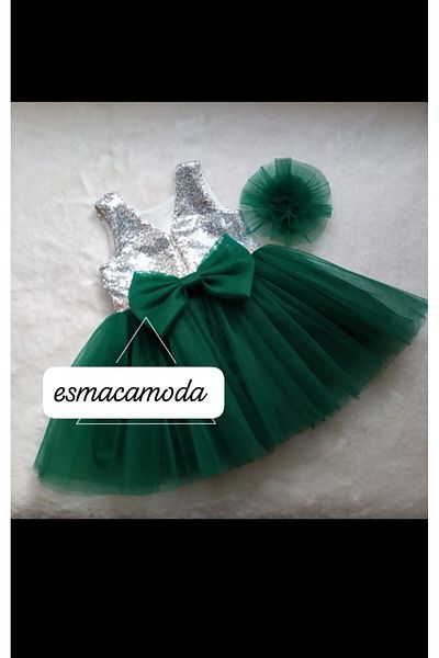 esmacamoda ROCHIE FATA VERDE FLORI