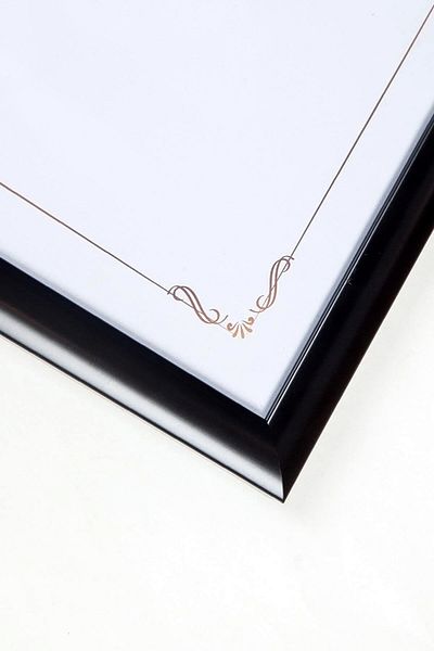 bymat 6 PIECES 21X30 FRAME - BLACK FRAME - 22mm PROFILE PHOTO FRAME