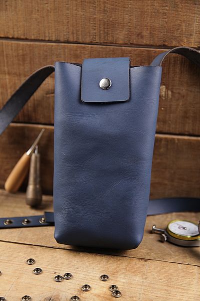 New Coast Leather 1900's Χειροποίητη βασική τσάντα από γνήσιο δέρμα