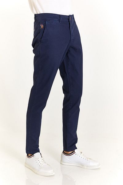 U.S. Polo Assn. US POLO ASSNMEN'S WOVEN SIDE POCKET SLIM FIT PANT - NAVY BLUE
