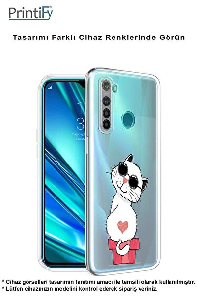 PrintiFy Coolcat Design Transparent Silicone Case with Reeder S23 Pro Max Compatible Camera Protection