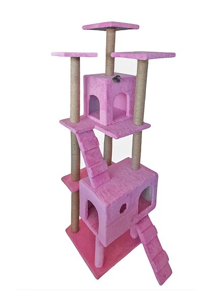 Sdypet Multi-Storey Economical Cat House - Pink
