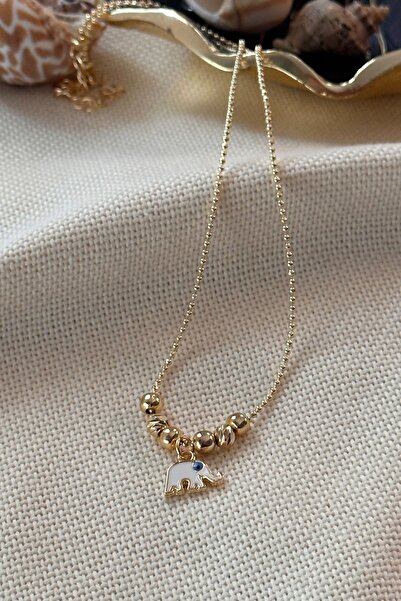 Trendy Butik İnce Zincirli Fil Figürlü Kolye