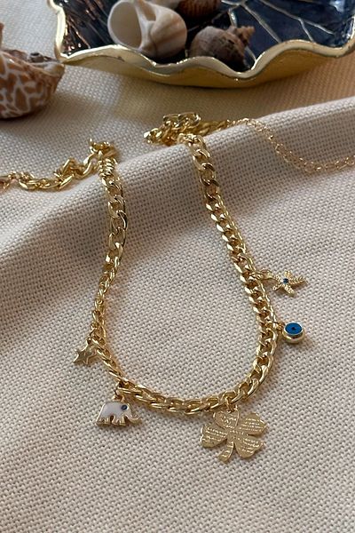 Trendy Butik قلادة الحظ