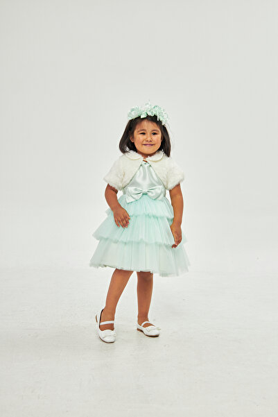 Jolanda PLUSH GIRL'S FUR BOLERO