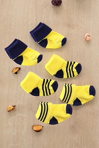 Sitilin Taraftar Bebek Çorap 6 Çift 0-12 Ay Stl6544