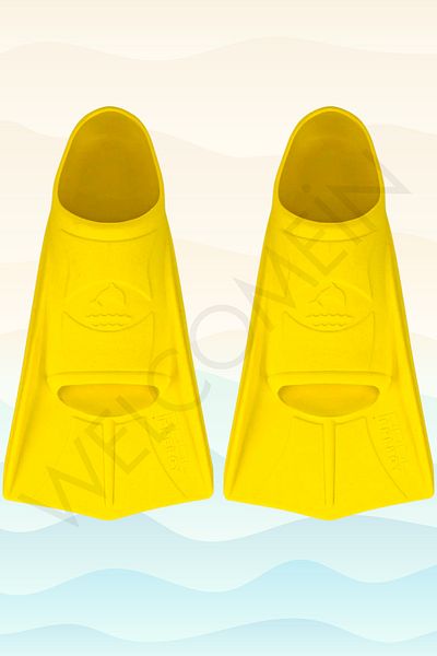 welcomein Unisex Pool Energy Short Swimmer - Diving and Pool Training Flippers