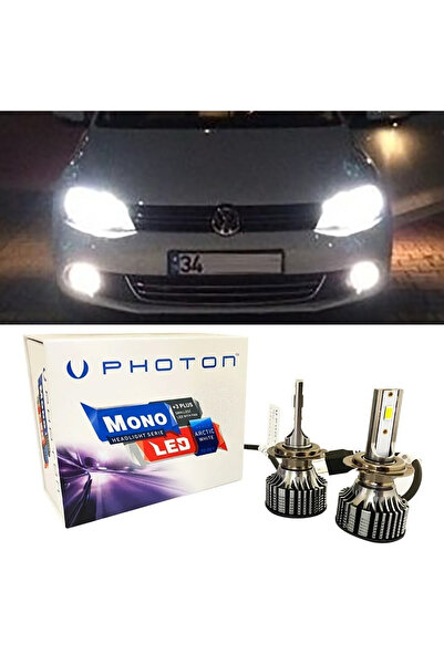 Photon Vw Jetta Mk6 Led Xenon Uzun Far Ampulü H7 Mono Yeni Seri Beyaz 2010-2018