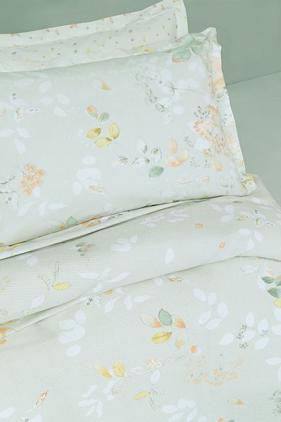 Yataş Merri Double 100% Cotton Pique Set - Light Green