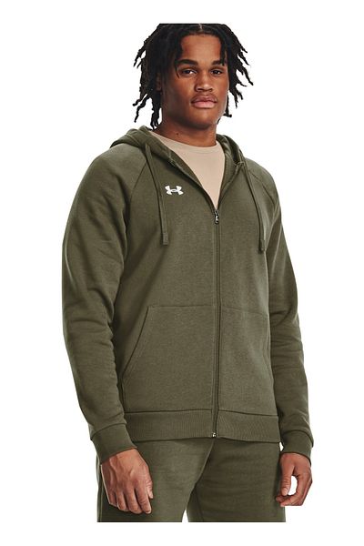 Under Armour Πράσινο ανδρικό φούτερ 1379767-390 Ua Rival Fleece Fz Hood