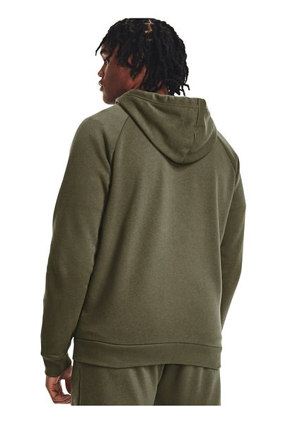 Under Armour Πράσινο ανδρικό φούτερ 1379767-390 Ua Rival Fleece Fz Hood
