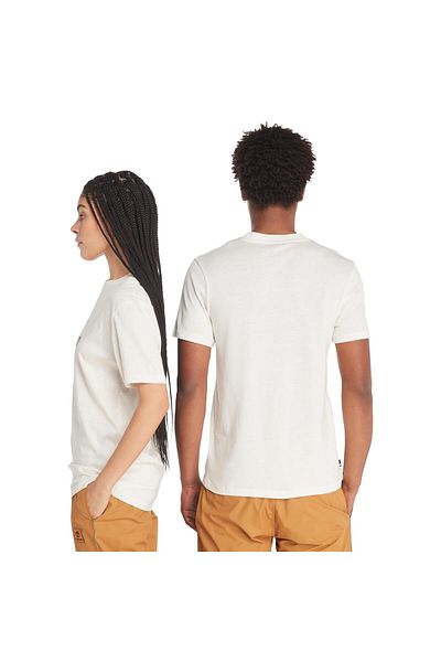 Timberland Ανδρικό μπλουζάκι Timberland Front Graphic - Κοντό μανίκι, Λευκό-XL, TB0A5UF7CM91