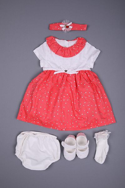 Babydola Holiday Gift Birthday Dress Set of 5 Boxed 11685