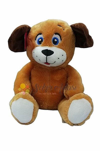 Şeker Adası Soft Cute Sitting Dog 30 Cm - Best Gift