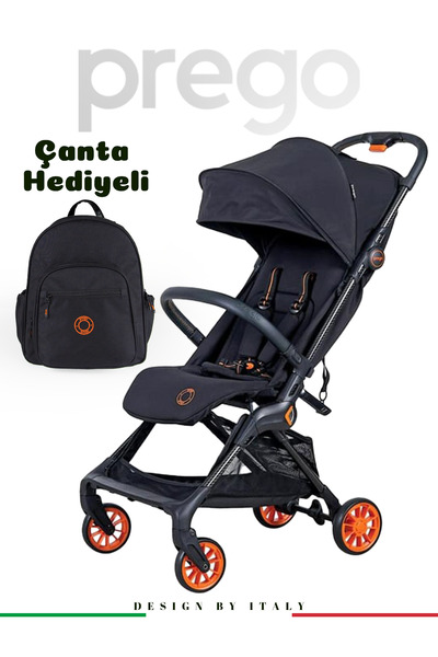 Prego Quark Karbon Fiber Kasa Hafif Kabin Boy Bebek Arabası + Çanta Hediyeli