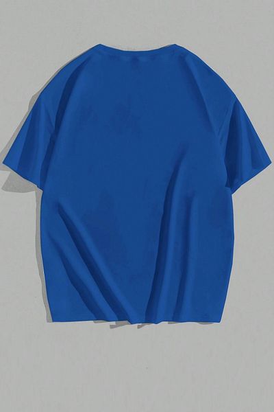 MODAGEN Tricou oversize albastru cu imprimeu Insomnia unisex