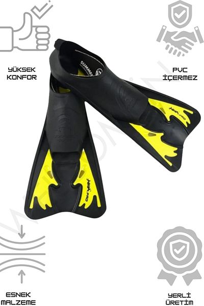 welcomein Aqua Pro Unisex Model - Comfortable Sea and Pool Swimmer, Training and Diving Flippers