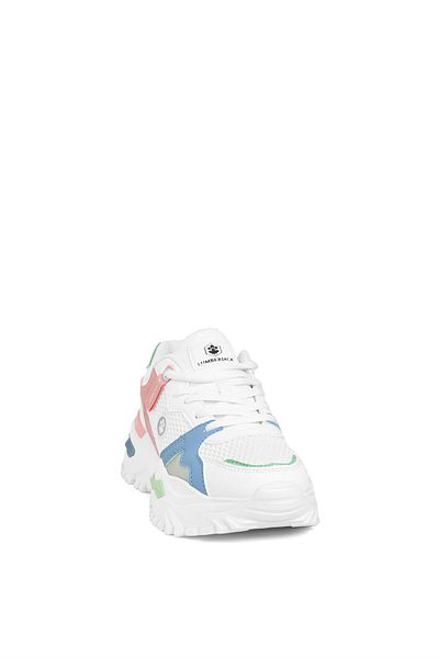 lumberjack 101532062   Tenis clasic pentru femei Chuke alb - roz
