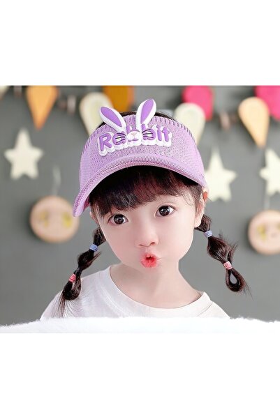 Shopiolog Fata Copil 2-8 Ani Protectie Solara Vara Vizor Vizor Palarie cu Ela...