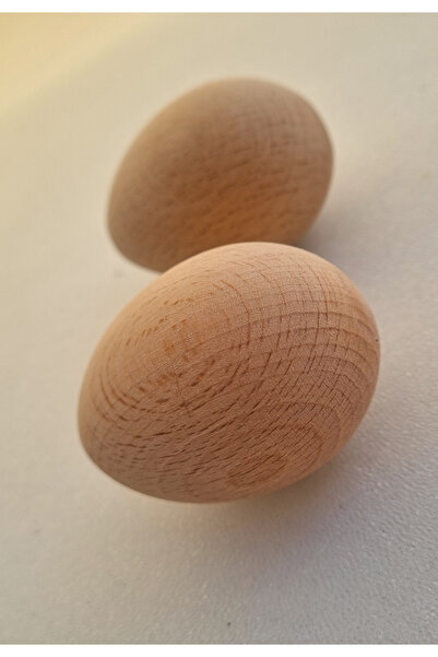 AvE HOME Montessori Waldorf Ahşap Yumurta Easter Egg 4 Adet