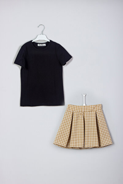 MYADA New Season Basic T-Shirt Skirt Combination Set