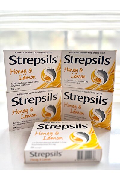 STREPSİLS Strepsils Bal ve Limon Aromalı 24 Pastil 5’Lİ SET