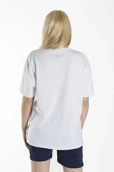 Pink Sky Tricou oversize pentru damă, negru, cu imprimeu de pisică mascata în față