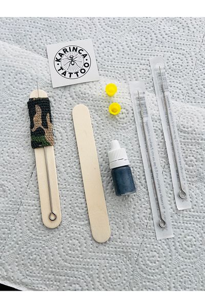 Karınca Tattoo Handpoke Tattoo Permanent Tattoo Making Kit