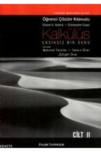 Palme Yayıncılık Calculus 2; Student Solution Book