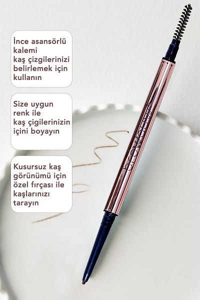 BROWWAUW Crayon Slim Eyebrow Pencil - Hot Auburn Brown