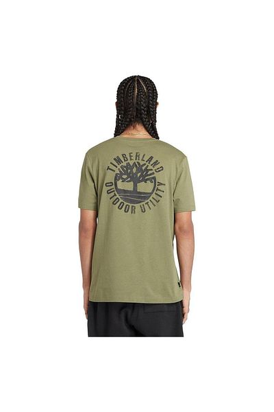 Timberland Tricou pentru bărbați Back Graphic Sphagnum