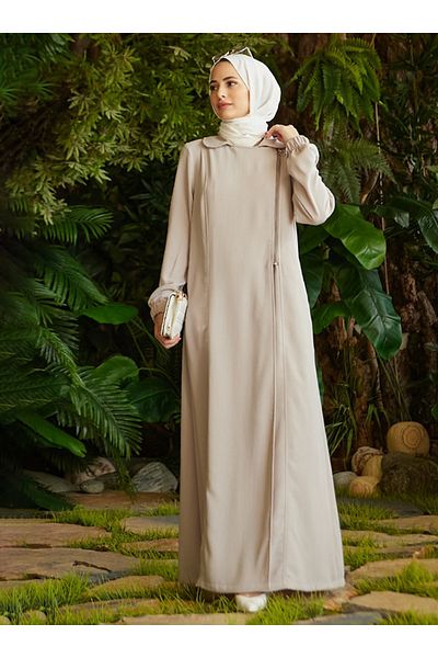Neways Zippered Ferace - Stone - Neways
