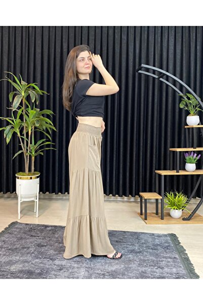 ESPOİRPLUS ΓΥΝΑΙΚΕΙΑ ΑΝΟΙΧΤΟ ΜΙΝΚ ΧΡΩΜΑ ΚΟΡΔΟΝΙ LYCRA ΥΦΑΝΤΗ ΠΑΝΤΕΛΟΝΑ